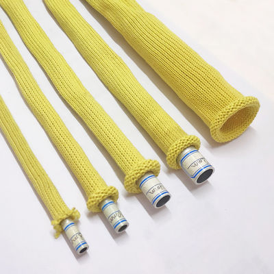 Tempering furnace high temperature resistant 25mm aramid knitted sleeve bending tempered furnace heat insulation